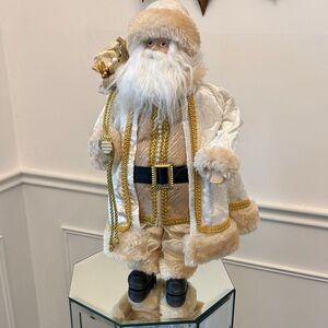 Hobby Lobby Santa Claus with Cream and Gold Details